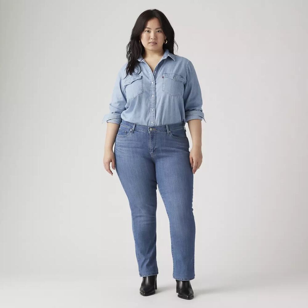 LEVI'S Classic Straight Women's Jeans 90's Relaxed Old School Plus Size 20W = 2X